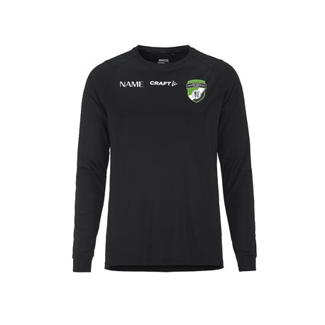 SV Motor Mickten Herren Langarm Trainingshirt schwarz