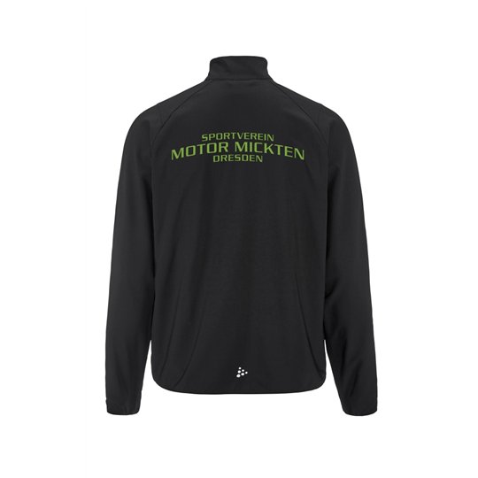 SV Motor Mickten Herren Laufjacke schwarz