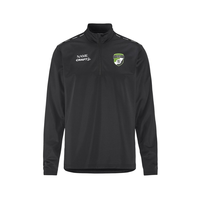 SV Motor Mickten Herren Halfzip schwarz