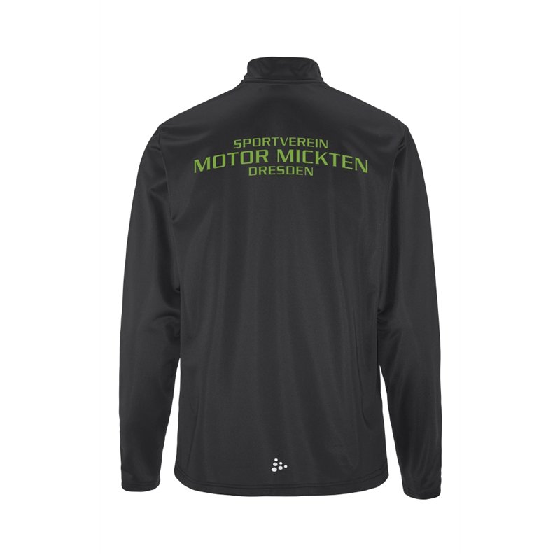 SV Motor Mickten Herren Halfzip schwarz