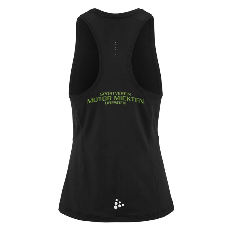 SV Motor Mickten Damen Singlet schwarz