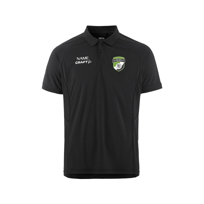 SV Motor Mickten Herren Poloshirt schwarz