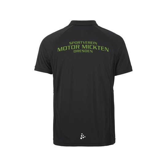 SV Motor Mickten Herren Poloshirt schwarz